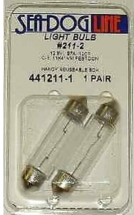 Seadog Line 354-4412111 - Light Bulb #211-2 Festoon 1.17 amps, 12.8 volts