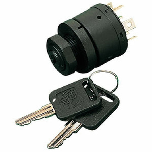 Seadog line 4203811 - Mercury Push-to-Choke 3 Position Ignition Switch