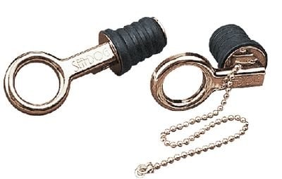 Seadog line 5200701 - Brass Snap Handle Drain Plug, 1" w/o Chain