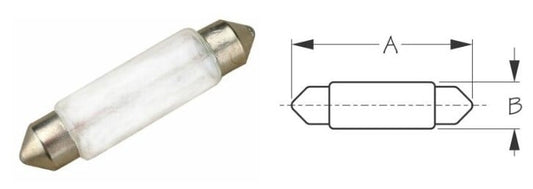 Seadog Line 354-4418541 - Light Bulb Festoon 12v .72amp