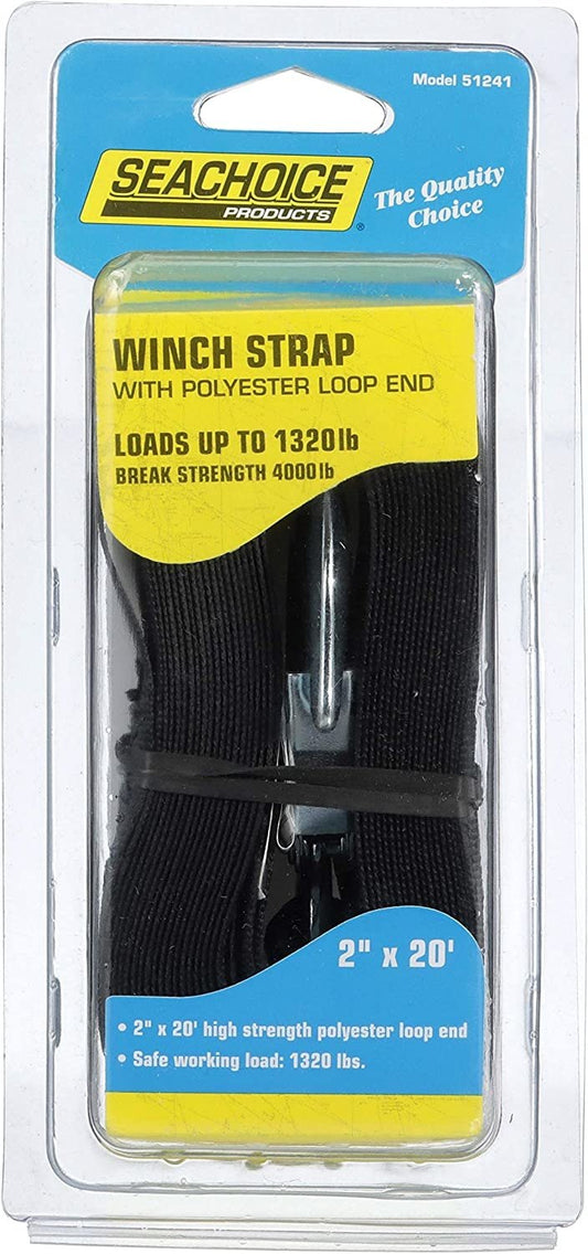 Seachoice 51241 - Winch Strap, 2''x20'