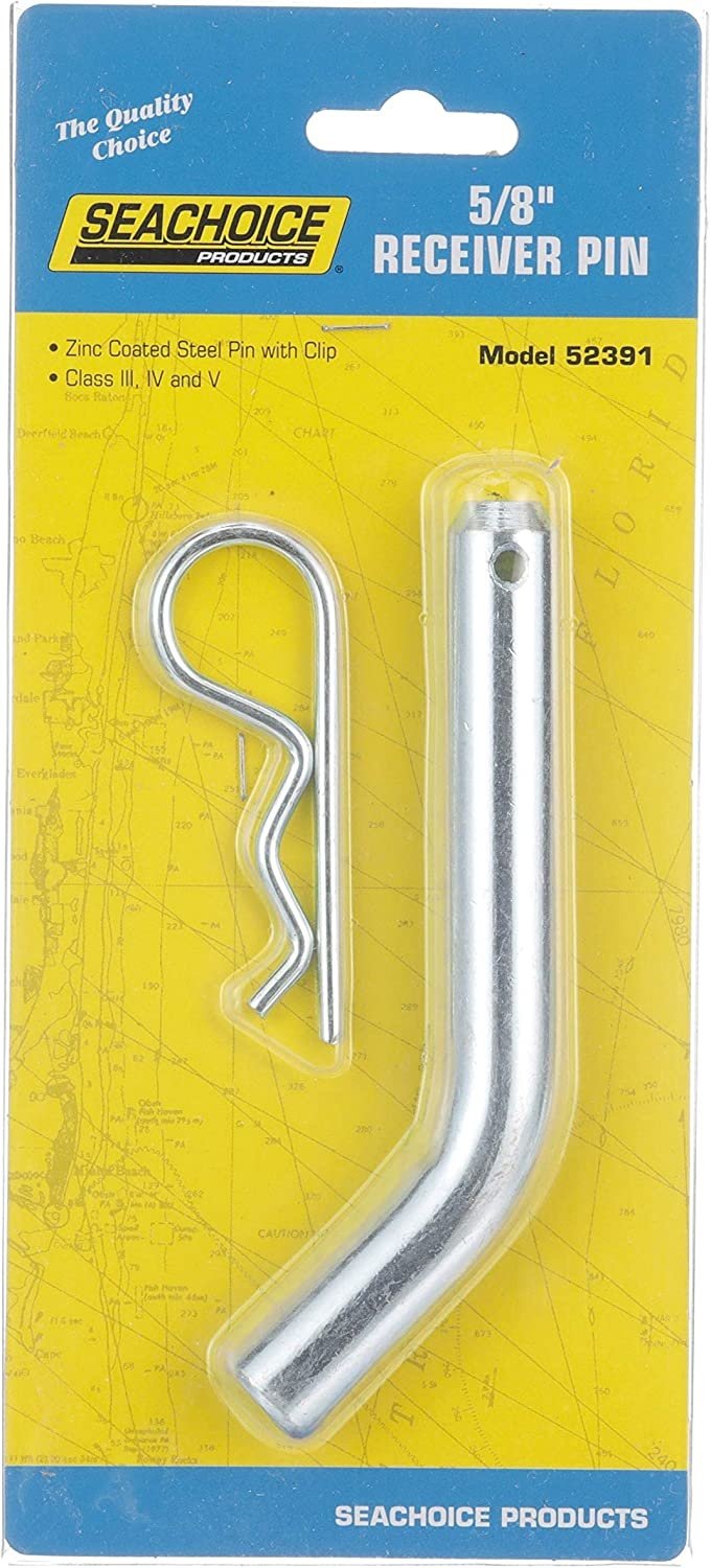 Seachoice  52391 -  Receiver Pin With Clip 5/8