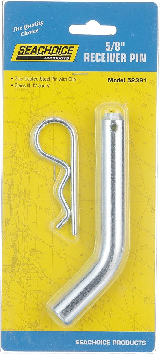 Seachoice 52391 - Receiver Pin With Clip 5/8