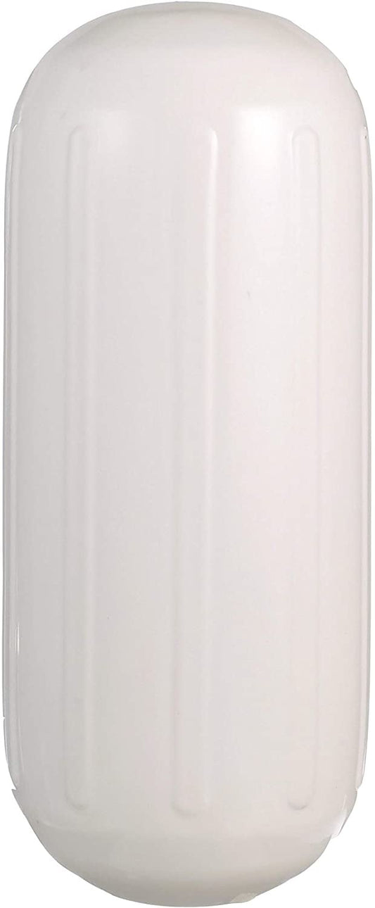 Seachoice 79121 - Center Hole Ribbed Fender White 8” x 20”