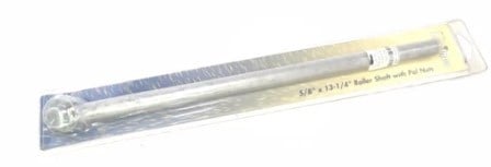 Long Run 86189 - Roller Shaft, 5/8''x13-1/4'', Pal Nuts