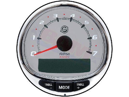 Tachometer Kit, 7000 rpm, Gray Mercury-Mercruise 8M0135645
