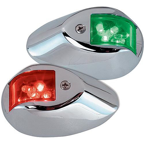 LED 12V Chrome Sidelights Pr