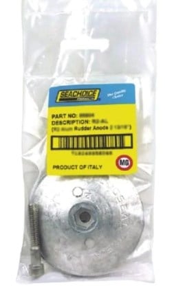 Seachoice 95608 - Rudder & Trim Tab Anode w/Allen Screw