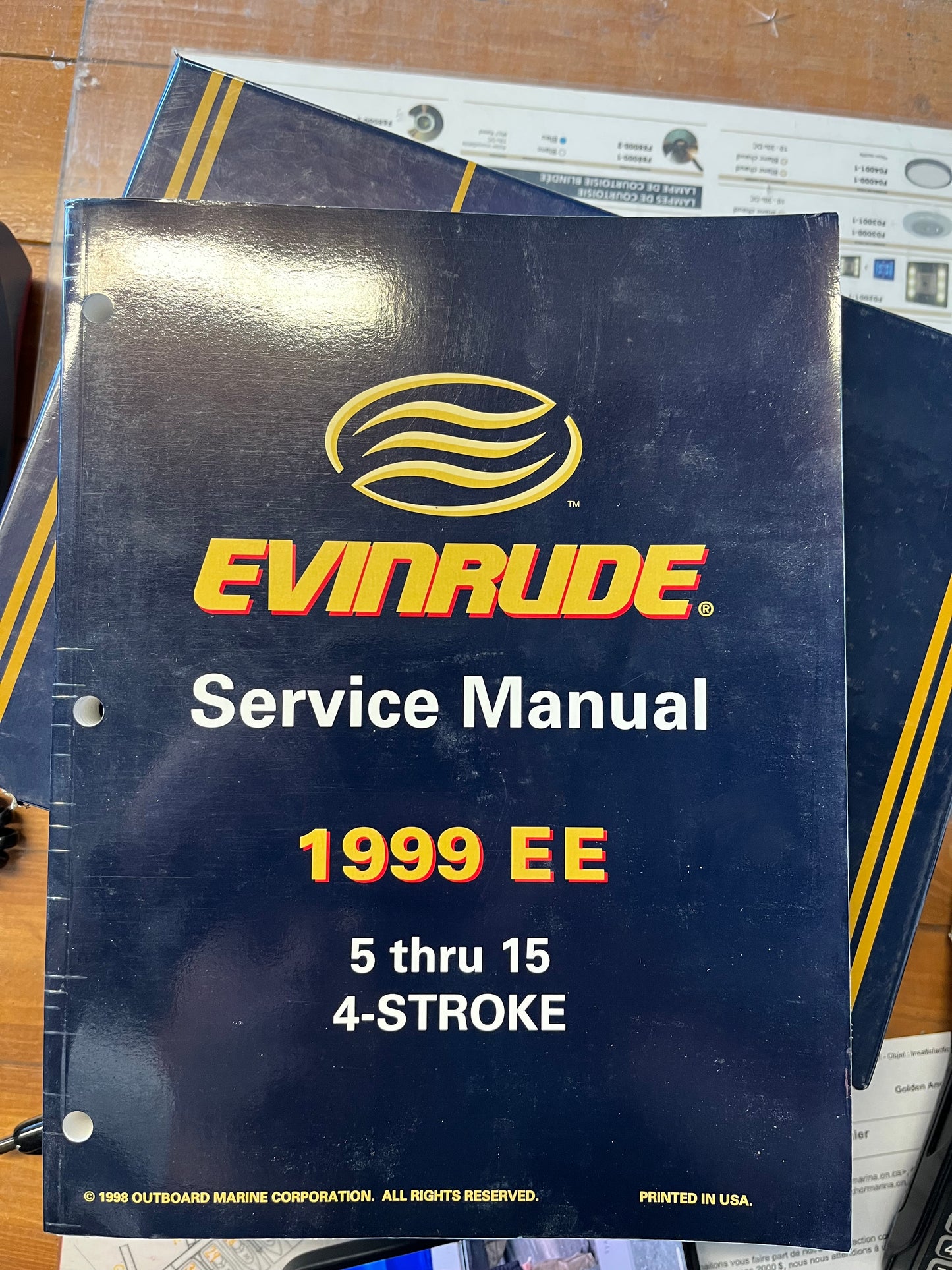 Johnson Evinrude 1999 EE Service Manual 5 THRU 15 4-STROKE