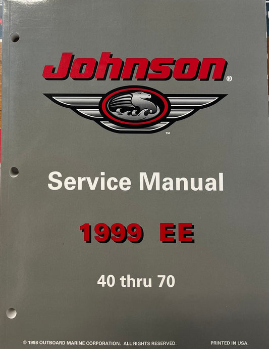 JOHNSON SERVICE MANUAL 1999 EE P/N 787030