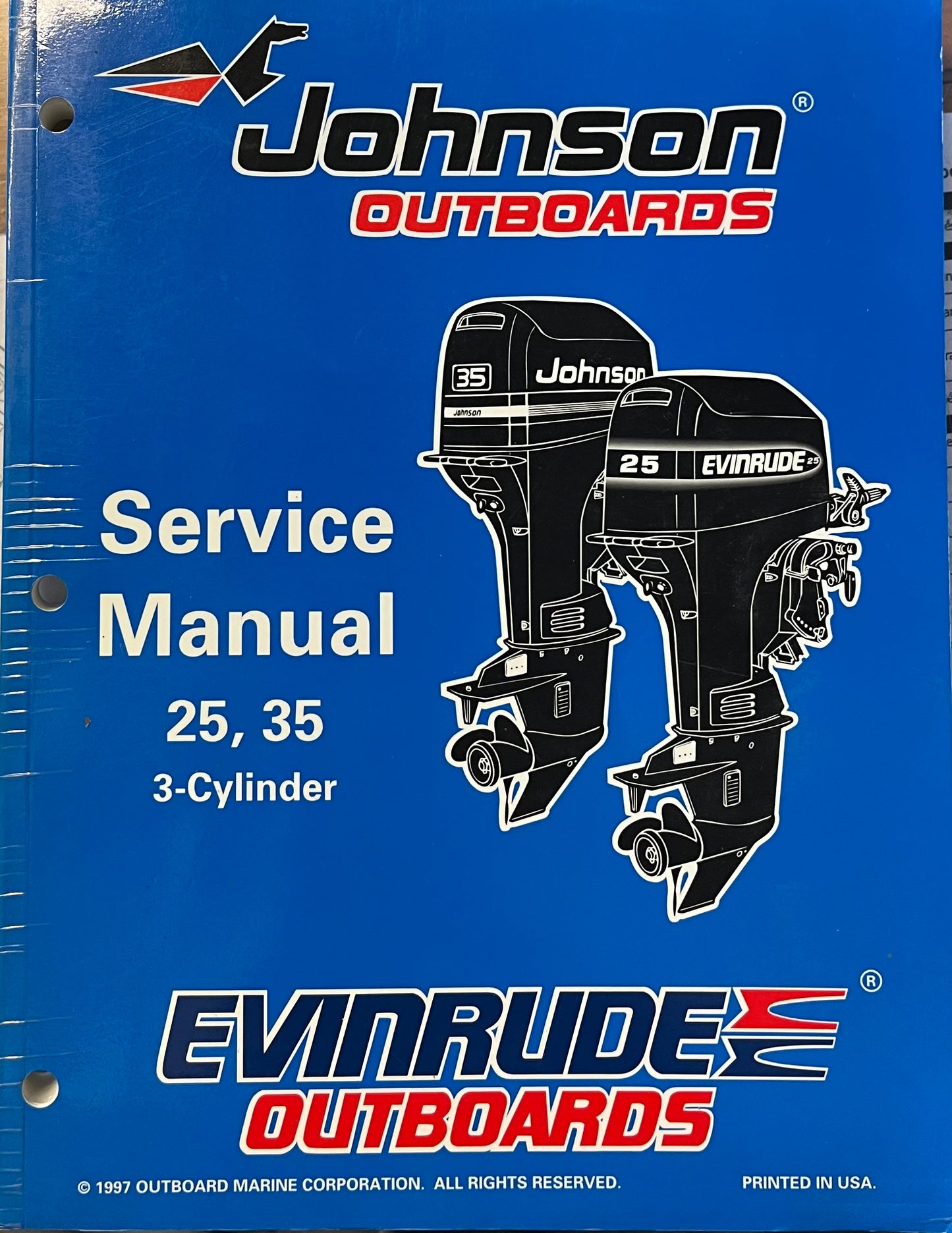 JOHNSON Evinrude Service Manual P/N 520205