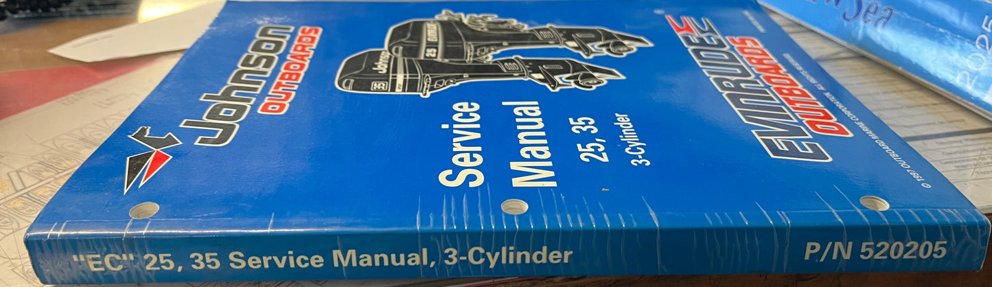 JOHNSON Evinrude Service Manual P/N 520205