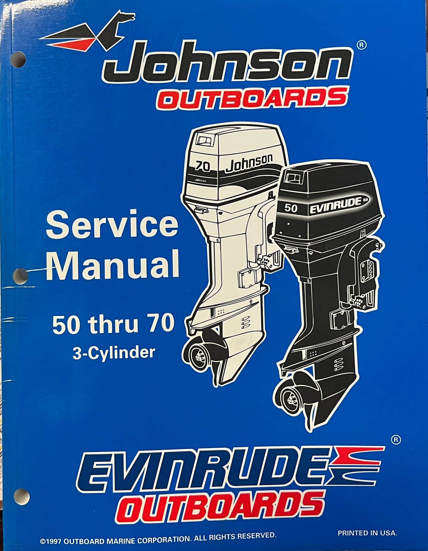 JOHNSON Evinrude Service Manual P/N 520208