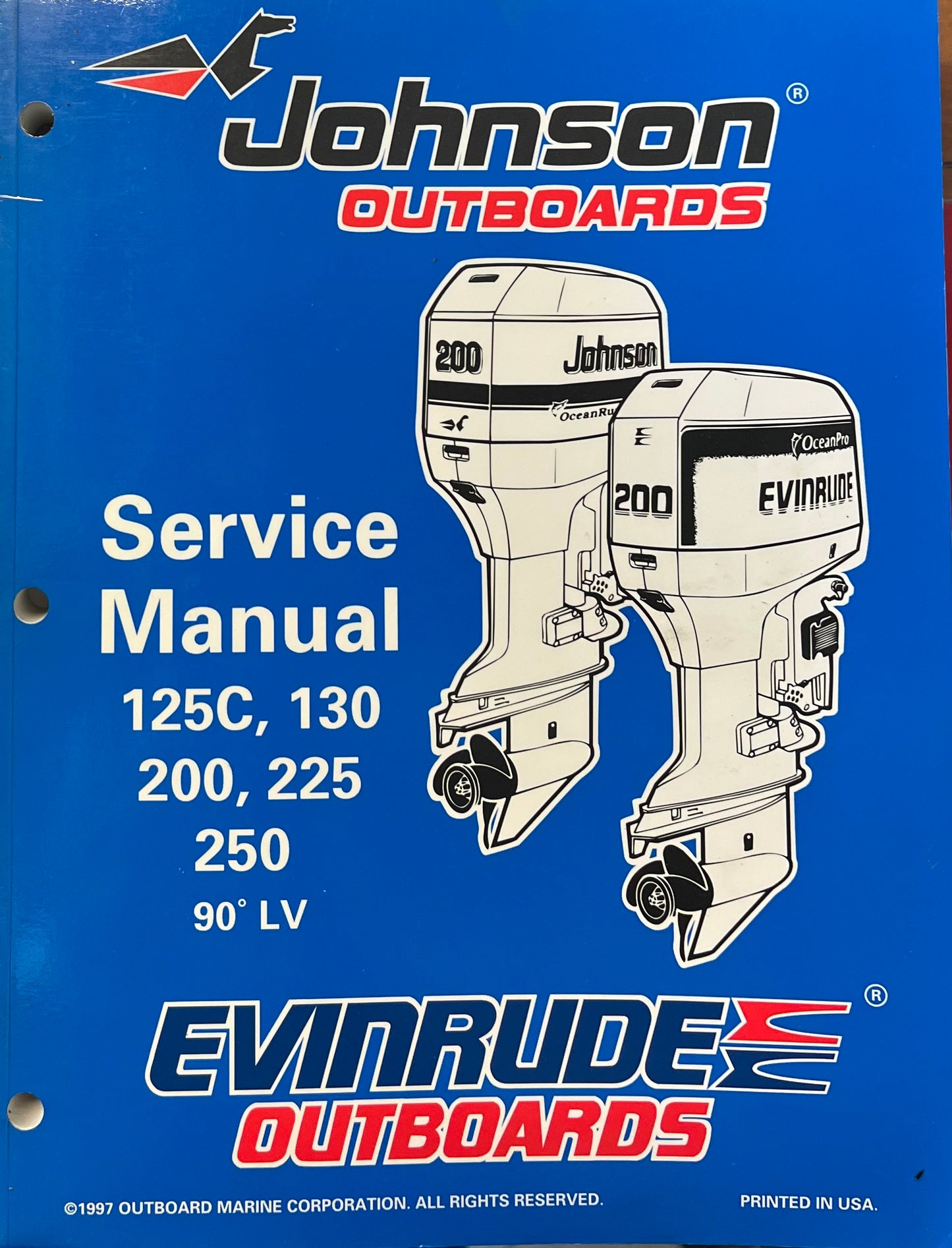JOHNSON Evinrude Service Manual P/N 520212