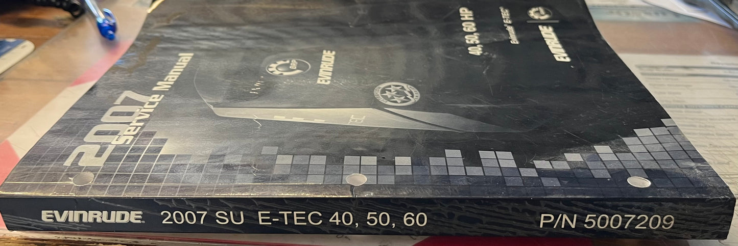 JOHNSON SERVICE MANUAL E-TEC P/N 5007209