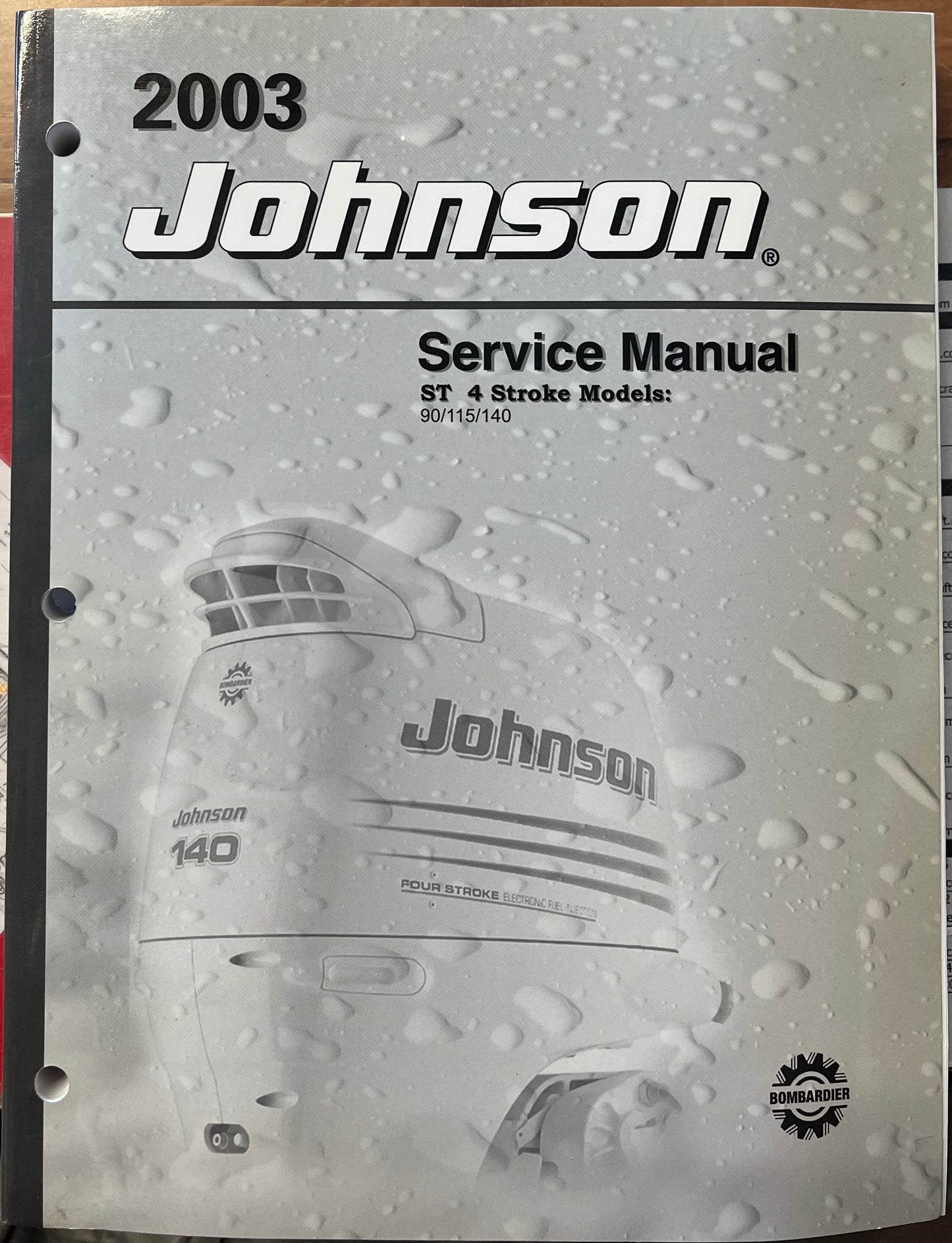 JOHNSON SERVICE MANUAL 4 STROKE P/N 5005467
