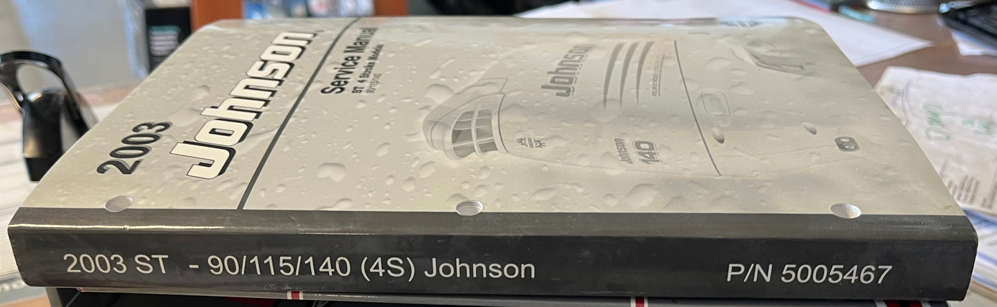JOHNSON SERVICE MANUAL 4 STROKE P/N 5005467