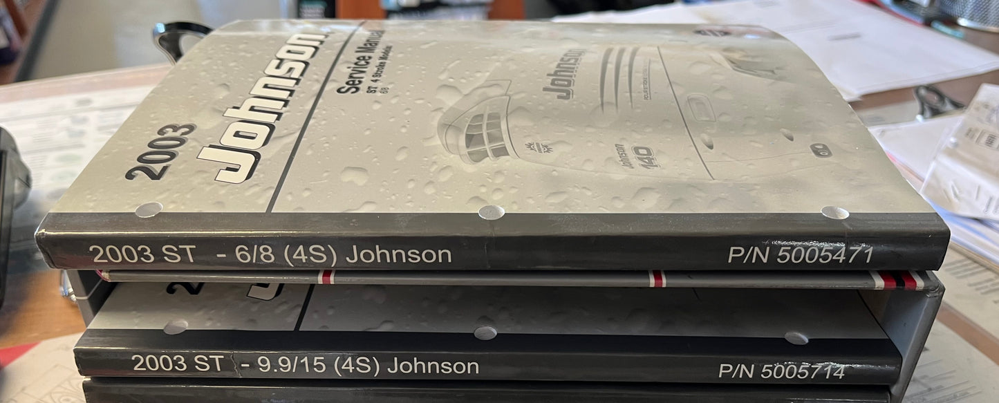 JOHNSON SERVICE MANUAL 4 STROKE P/N 5005471