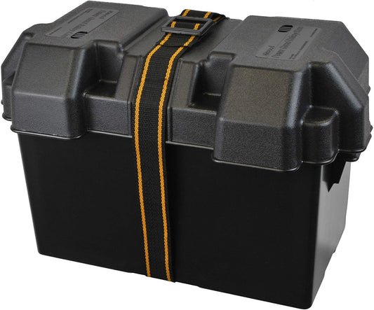 Attwood - Power Guard Battery Box, Black, Fits Group 27M 