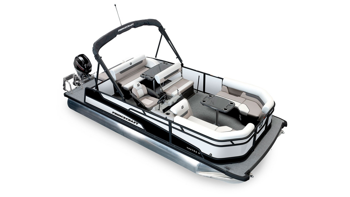 2026 Princecraft Vectra 23 RL Black & White - Mecury 150 XL (White)