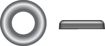 Seachoice B411 - Stainless Countersunk Finishing Washer #8