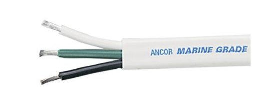 Ancor Marine Grade 131510 - Tinned Triplex Cable Black/Green/White Jacket