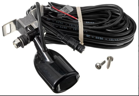 Lowrance HS-WSBK - Transducer 90-36, Transom Mount, Wide Cone Angle, 20' Cable