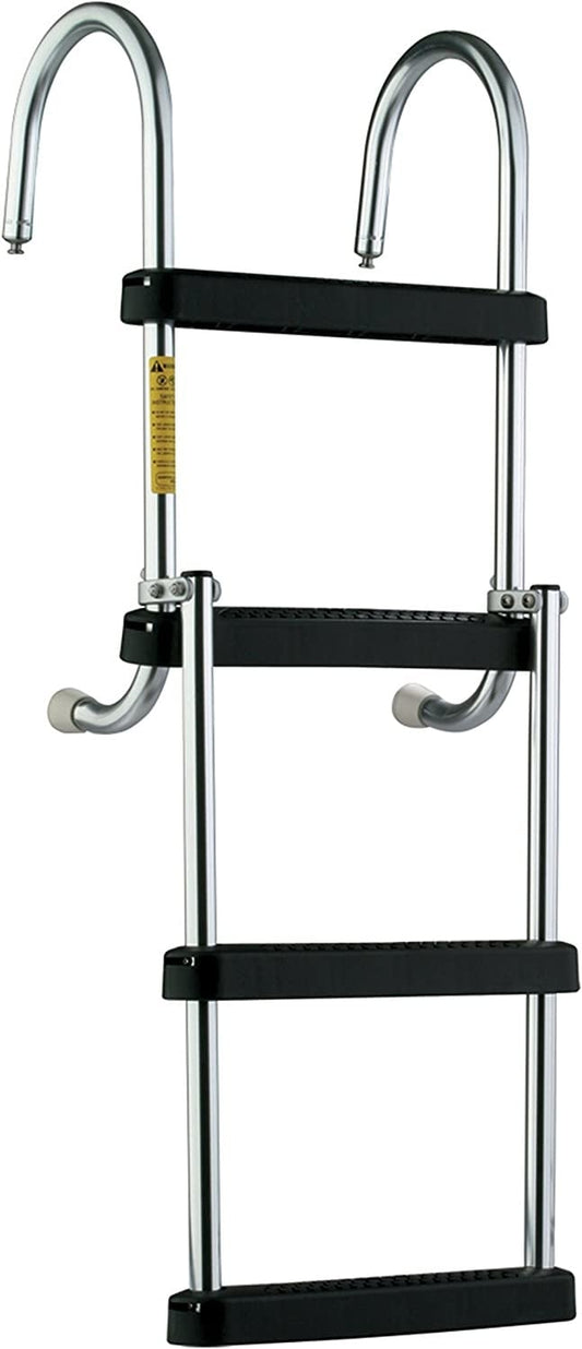 GARELICK EEZ IN REMOVABLE 4 STEP FOLDING PONTOON BOARDING LADDER