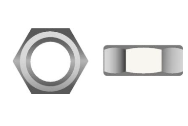 Seachoice B317 - Stainless Steel Hex Nut 1/2-20