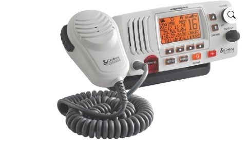 COBRA VHF RADIO WHT 25W MF57W