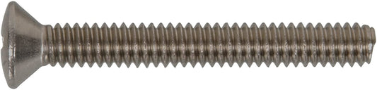 Seachoice B698 - Stainless Steel Phillips Machine Screw Oval Head 10-24 x 3”