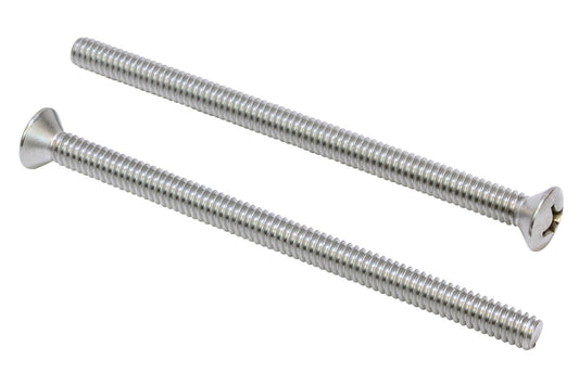 Seachoice B07 - Stainless Steel Phillips Machine Screw Oval Head 1/4-20 x 4” 