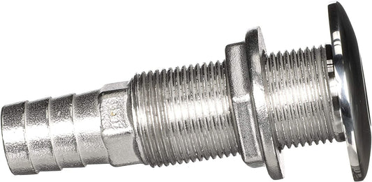 Attwood 23-665473 - Thru Hull Stainless Steel 3/4" For Hose
